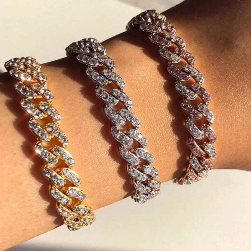 Silver 7 inch 9mm Cuban bracelet